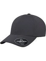 Flexfit 180AP 6-panelová laserovo vyrezávaná čiapka „Delta“ 55.80AP tmavošedá