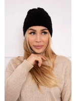 Fleecová čiapka K204 čierna