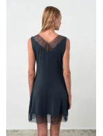 Dámska nočná košeľa Lutecia 18182 tmavo modrá - Vamp