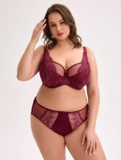 Gaia polomäkká podprsenka BSM 1313 Jovana Maxi Maroon