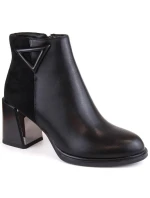 D&A S.Barski Premium Collection W OLI238 čierne zateplené čižmy s ozdobným stĺpikom D&A S.Barski Premium Collection W OLI238 čierne zateplené čižmy s ozdobným stĺpikom