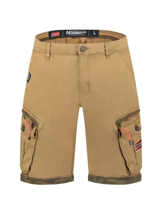 Geografické Nórsko Parento DB 317 M SY1694H/GN-Khaki šortky