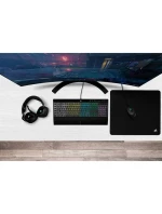 Corsair | Rubber Dome | K55 RGB PRO | Herná klávesnica | RGB LED Light | Spojené štáty | Káblové | Čierne