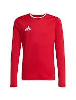 Adidas Entrada 26 detské tričko s dlhým rukávom červené KF5878
