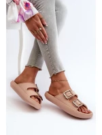 Lekkie Klapki Damskie ZAXY LL285087 Beżowe