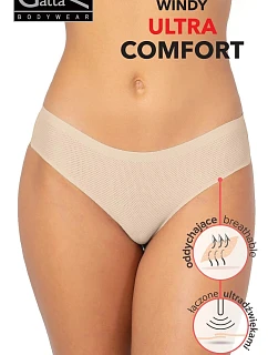 Dámske brazílske nohavičky 41670 Windy Ultra Comfort Beige - Gatta
