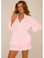 De Lafense 855 Harper 7/8 Muslin Homewear S-2XL set bez zipsu