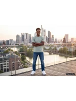 Russell Athletic 215M Tričko z hrubej bavlny „Authentic“ 10.215M petrol blue Russell Athletic 215M Tričko z hrubej bavlny „Authentic“ 10.215M petrol blue