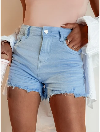 Dámske svetlomodré šortky SUNYLOOK FashionStreet SY0357