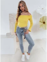 TRENDIFIX dámske skinny džínsy s opaskom modré FashionStreet UY2481