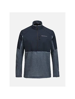 Pánska mikina PEAK PERFORMANCE M Freelight Alpha Half Zip, farba tmavomodrá