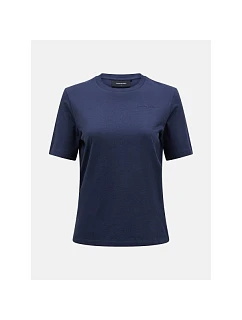 Tričko Peak Performance W Original Small Logo Tee, modré