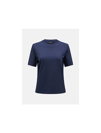 Tričko Peak Performance W Original Small Logo Tee, modré Tričko Peak Performance W Original Small Logo Tee, modré