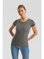 Fruit of the Loom Lady-Fit Iconic 195 T Dámske tričko z hrubej bavlny 16.1424 heather grey Fruit of the Loom Lady-Fit Iconic 195 T Dámske tričko z hrubej bavlny 16.1424 heather grey