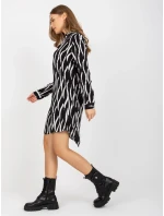 Šaty TO SK 1103 22.18 čiernobiele