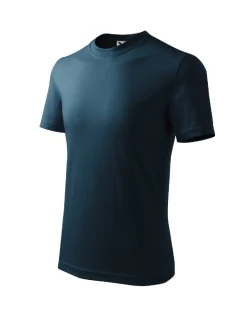 Základné tričko pre deti tmavomodré