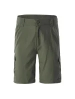 Pánske šortky Loop 1/2 92800331399 Dark Olive - Hi-tec Pánske šortky Loop 1/2 92800331399 Dark Olive - Hi-tec