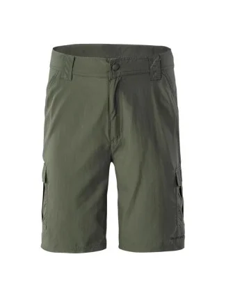 Pánske šortky Loop 1/2 92800331399 Dark Olive - Hi-tec Pánske šortky Loop 1/2 92800331399 Dark Olive - Hi-tec
