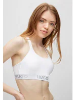 Dámska športová podprsenka BOSS Bralette s vypchávkami 50469628-100 - HUGO