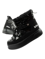 Lee Cooper dámske zimné športové topánky zimné trekkingové zateplené lakované dámske