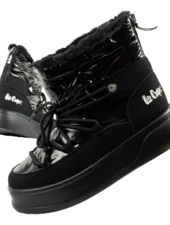 Lee Cooper dámske zimné športové topánky zimné trekkingové zateplené lakované dámske