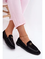 Dámské ploché mokasyny Vinceza Černé