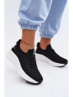 Materiálové Sportovní Boty Dámské Slip-On Kobbo 102425 Černé