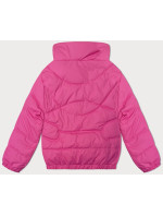 Ružová prešívaná bunda so stojačikom Miss TiTi (2481)