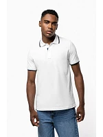 Kariban K 245 Pánske polo s kontrastným vzorom piqué 20.K245 biela/námornícka modrá/biela Kariban K 245 Pánske polo s kontrastným vzorom piqué 20.K245 biela/námornícka modrá/biela