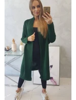 Sveter s netopierími rukávmi tmavo zelený Sveter s netopierími rukávmi tmavo zelený