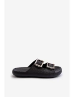 Lekkie Klapki Damskie ZAXY LL285088 Czarne