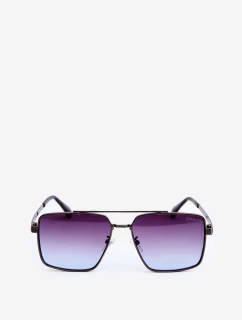 Okulary Przeciwsłoneczne Damskie UV400 Czarno-Niebieskie