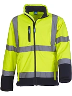 Yoko HVK 09 Hi-Vis softshellová bunda 79.VK09 hi vis žltá/námornícka modrá Yoko HVK 09 Hi-Vis softshellová bunda 79.VK09 hi vis žltá/námornícka modrá