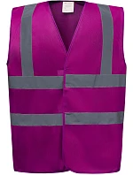 Bezpečnostná vesta Yoko HVW 100 Hi-Vis 79.W100 v malinovej farbe Bezpečnostná vesta Yoko HVW 100 Hi-Vis 79.W100 v malinovej farbe