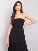 Šaty D73761M30251 čierne - FPrice Šaty D73761M30251 čierne - FPrice