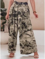 FLOWES svetlozelená moro nohavicová sukňa s opaskom FashionStreet UY2562 FLOWES svetlozelená moro nohavicová sukňa s opaskom FashionStreet UY2562