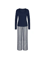 Dámske pyžamo Elevated Sets PK LSL 01 Blue modré – TRIUMPH