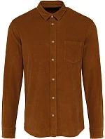 Kariban K 599 Manšestrová košeľa s dlhým rukávom 20.K599 washed brandy Kariban K 599 Manšestrová košeľa s dlhým rukávom 20.K599 washed brandy