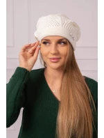 Dámska čiapka Maryna K407 ecru Dámska čiapka Maryna K407 ecru