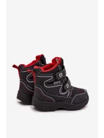 Ocieplane Dziecięce Śniegowce Trapery Big Star OO374049 Czarne