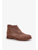 Dámske členkové topánky Acorn Brown S.Barski Dámske členkové topánky Acorn Brown S.Barski