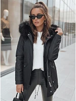Dámska zimná bunda GARNET black FashionStreet TY3957 Dámska zimná bunda GARNET black FashionStreet TY3957