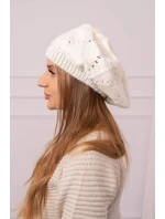 Dámska čiapka Sofia K369 ecru
