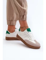 Sneakersy Buty Sportowe Niskie Damskie Białe Uvetta