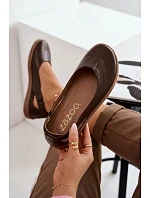 Barefoot Zazoo 10217 Čokoládové kožené baleríny Barefoot Zazoo 10217 Čokoládové kožené baleríny