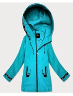 Dámska ľahko zateplená bunda s kapucňou Goodlookin blue (KK60413-2#) Dámska ľahko zateplená bunda s kapucňou Goodlookin blue (KK60413-2#)