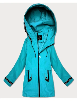Dámska ľahko zateplená bunda s kapucňou Goodlookin blue (KK60413-2#) Dámska ľahko zateplená bunda s kapucňou Goodlookin blue (KK60413-2#)