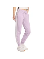 Dámske nohavice adidas Essentials 3-Stripes Fleece Slim Pants Pink JY3097 Dámske