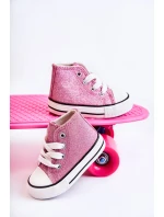 Dziecięce Trampki Wysokie Różowe Catrina