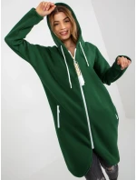 Mikina RV BL 4742.20P tmavo zelená